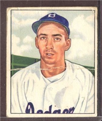1950 Bowman Baseball Card #194 Billy Cox