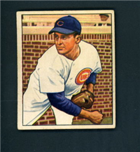 1950 Bowman Baseball Card #196 Doyle Lade