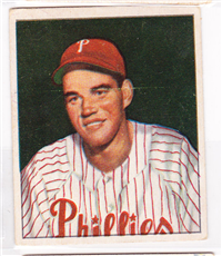 1950 Bowman Baseball Card #227 Bob Miller