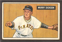 1951 Bowman Baseball Card #167 Murry Dickson