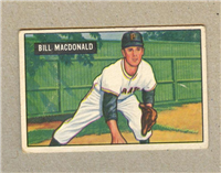 1951 Bowman Baseball Card #239 Bill MacDonald