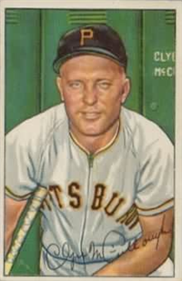 1952 Bowman Baseball Card #99 Clyde McCullough