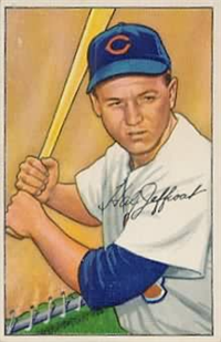1952 Bowman Baseball Card #104 Hal Jeffcoat