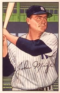 1952 Bowman Baseball Card #145 Johnny Mize