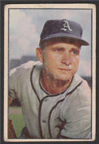 1953 Bowman Baseball Card #11 Bobby Shantz