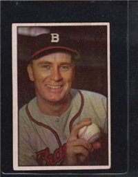 1953 Bowman Baseball Card #37 Jim Wilson