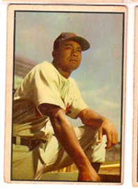 1953 Bowman Baseball Card #40 Larry Doby