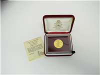 BAHAMAS ISLANDS 1975 $100 Gold Proof KM 77