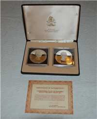 BAHAMAS ISLANDS 1978  2 Two Coin Silver Proof Set 