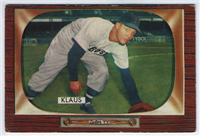 1955 Bowman Baseball Card #150 Bill Klaus