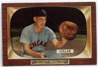 1955 Bowman Baseball Card #174 Sherman Lollar