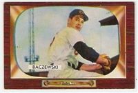 1955 Bowman Baseball Card #190 Fred Baczewski