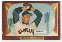 1955 Bowman Baseball Card #191 Bob Lemon
