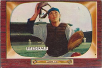 1955 Bowman Baseball Card #208 Ed Fitz Gerald