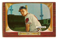 1955 Bowman Baseball Card #218 Joe Adcock