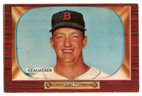 1955 Bowman Baseball Card #222 Russ Kemmerer