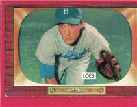 1955 Bowman Baseball Card #240 Billy Loes