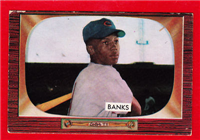 1955 Bowman Baseball Card #242 Ernie Banks