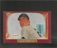 1955 Bowman Baseball Card #244 Duane Pillette