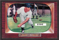 1955 Bowman Baseball Card #300 Tommy Byrne