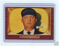 1955 Bowman Baseball Card #309 Hal Dixon (umpire)
