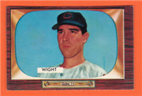 1955 Bowman Baseball Card #312 Bill Wight