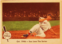 1959 Fleer Ted Williams #31 Oct 1946 Sox lose the series