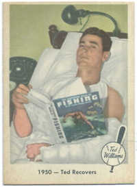 1959 Fleer Ted Williams #41 1950 Ted Recovers