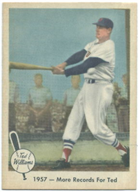 1959 Fleer Ted Williams #60 1957 More Records for Ted