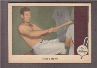 1959 Fleer Ted Williams #74 Here's How!