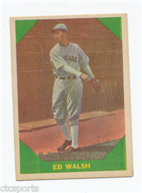 1960 Fleer Baseball Card #49 Ed Walsh