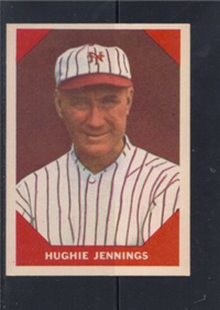 1960 Fleer Baseball Card #67 Hughie Jennings