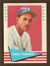 1961-62 Fleer Baseball Card #32 Charlie Gehringer