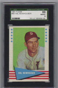1961-62 Fleer Baseball Card #66 Hal Newhouser