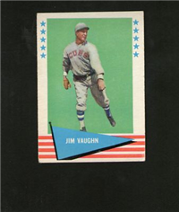 1961-62 Fleer Baseball Card  #82 Jim Vaughn