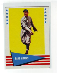 1961-62 Fleer Baseball Card  #90 Babe Adams