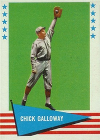 1961-62 Fleer Baseball Card Baseball Card #108 Chick Galloway