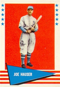 1961-62 Fleer Baseball Card Baseball Card #113 Joe Hauser