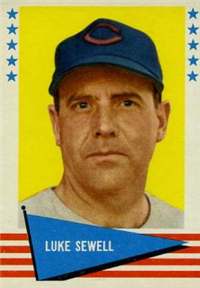 1961-62 Fleer Baseball Card Baseball Card #138 Luke Sewell