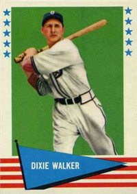 1961-62 Fleer Baseball Card Baseball Card #151 Dixie Walker