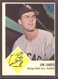 1963 Fleer Baseball Card Baseball Card #10 Jim Landis
