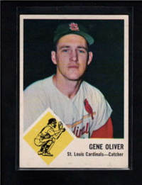 1963 Fleer Baseball Card Baseball Card #62 Gene Oliver