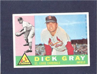 1960 Topps Baseball Card  #24 Dick Grey