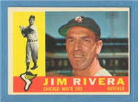 1960 Topps Baseball Card  #116 Jim Rivera