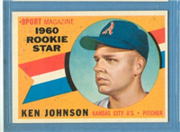1960 Topps Baseball Card  #135 Ken Johnson