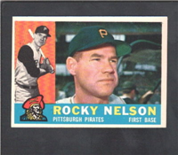 1960 Topps Baseball Card  #157 Rocky Nelson