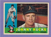 1960 Topps Baseball Card  #177 Johnny Kucks