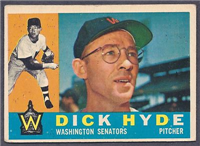 1960 Topps Baseball Card  #193 Dick Hyde