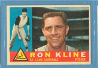 1960 Topps Baseball Card  #197 Ron Kline
