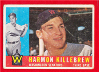 1960 Topps Baseball Card  #210 Harmon Killebrew